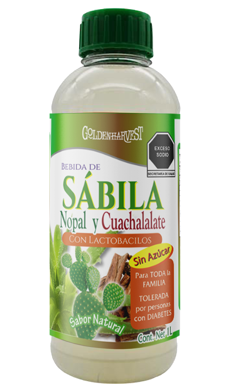 ALOE VERA CON CUACHALALATE Y NOPAL BEBIDA