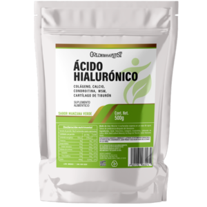 ÁCIDO HILALURÓNICO C/500G MANZANA VERDE
