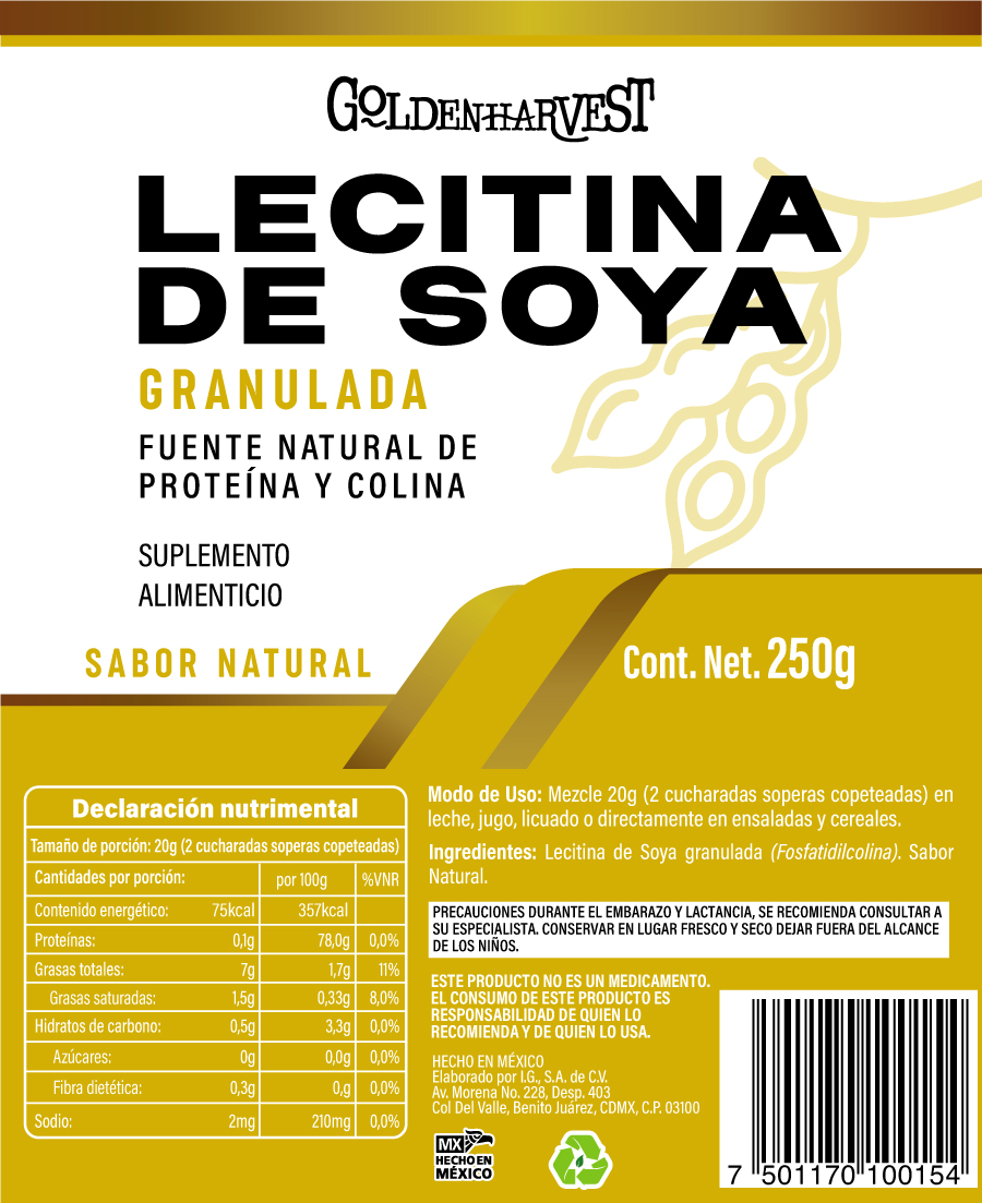 LECITINA GRANULADA C/250G - Imagen 2